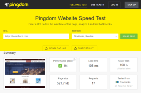 Page speed: reaching A grade at GTMetrics for WordPress website